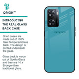 Oceanic Turquiose Glass Case for OPPO A77s