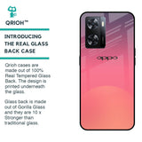 Sunset Orange Glass Case for OPPO A77s