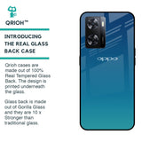 Celestial Blue Glass Case For OPPO A77s