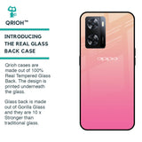 Pastel Pink Gradient Glass Case For OPPO A77s