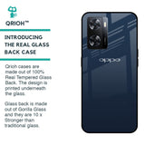 Overshadow Blue Glass Case For OPPO A77s