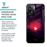 Morning Red Sky Glass Case For OPPO A77s