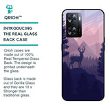 Deer In Night Glass Case For OPPO A77s