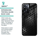 Dark Abstract Pattern Glass Case For OPPO A77s