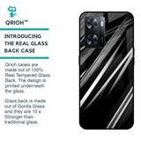 Black & Grey Gradient Glass Case For OPPO A77s