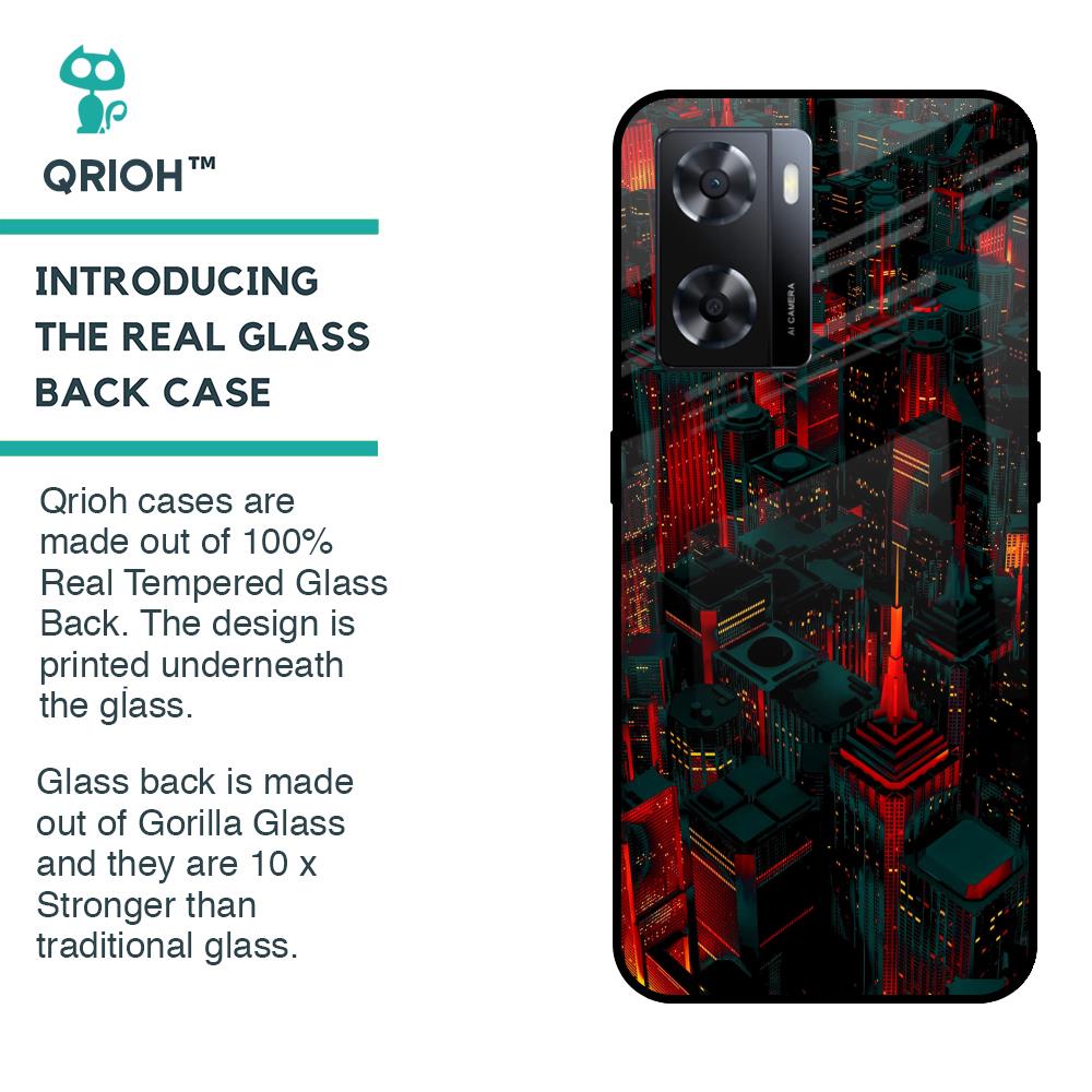 City Light Glass Case For OPPO A77s