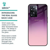 Purple Gradient Glass case for OPPO A77s