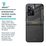 Grey Metallic Glass Case For OPPO A77s