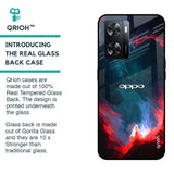 Brush Art Glass Case For OPPO A77s