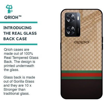 High End Fashion Glass case for OPPO A77s