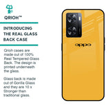 Fluorescent Yellow Glass case for OPPO A77s