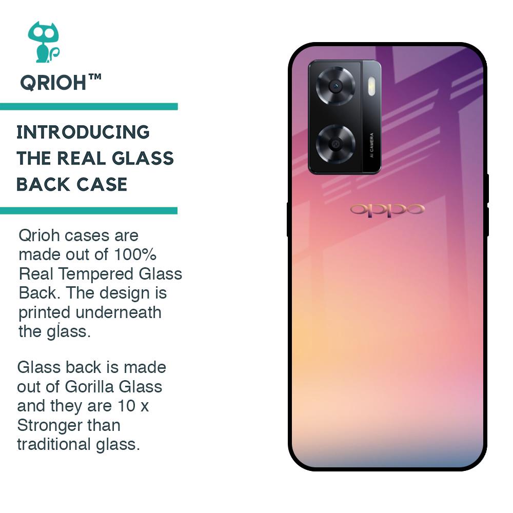 Lavender Purple Glass case for OPPO A77s