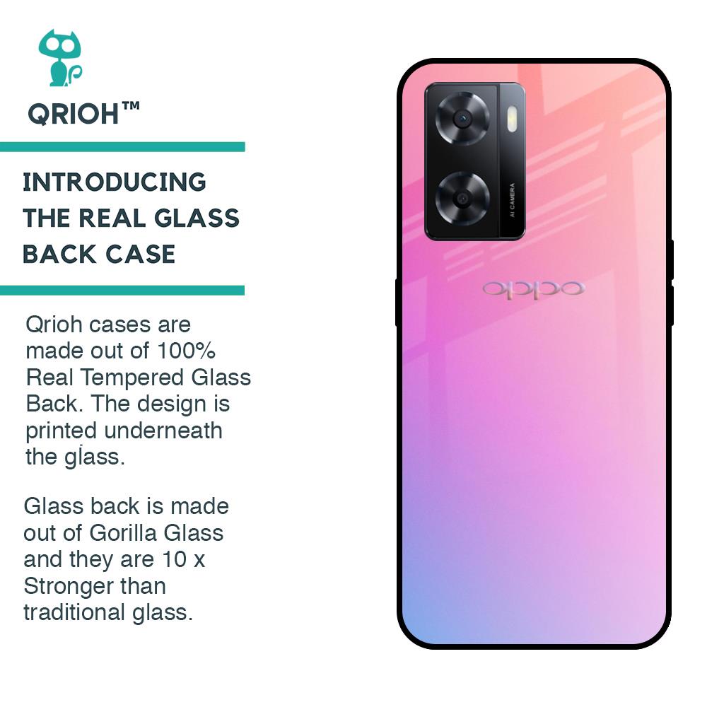 Dusky Iris Glass case for OPPO A77s
