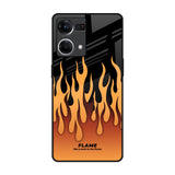 Fire Flame Oppo F21s Pro Glass Back Cover Online