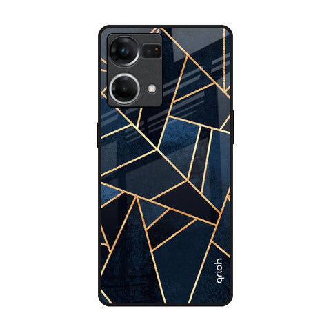 Abstract Tiles Oppo F21s Pro Glass Back Cover Online