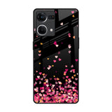 Heart Rain Fall Oppo F21s Pro Glass Back Cover Online