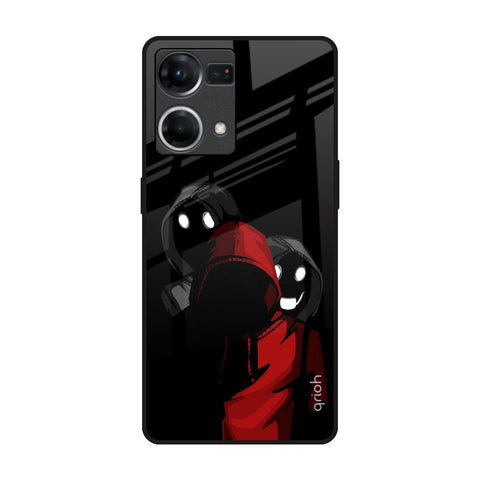 Shadow Character Oppo F21s Pro Glass Back Cover Online