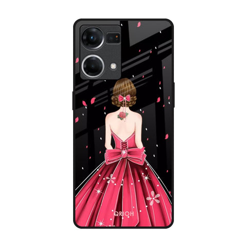 Fashion Princess Oppo F21s Pro Glass Back Cover Online