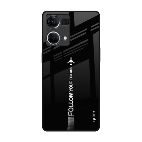 Follow Your Dreams Oppo F21s Pro Glass Back Cover Online