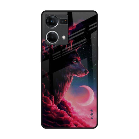 Moon Wolf Oppo F21s Pro Glass Back Cover Online