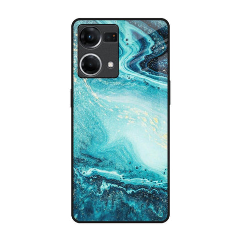 Sea Water Oppo F21s Pro Glass Back Cover Online