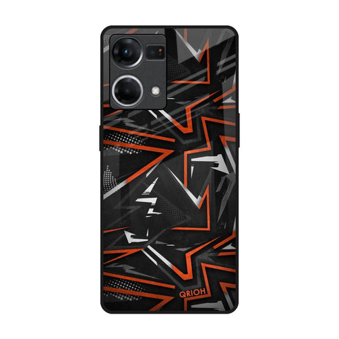 Vector Art Oppo F21s Pro Glass Back Cover Online