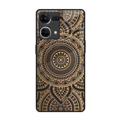 Luxury Mandala Oppo F21s Pro Glass Back Cover Online