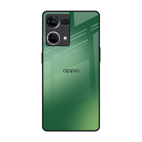 Green Grunge Texture Oppo F21s Pro Glass Back Cover Online