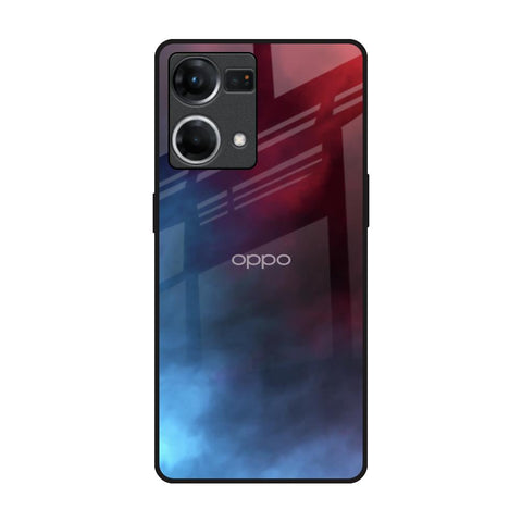 Smokey Watercolor Oppo F21s Pro Glass Back Cover Online