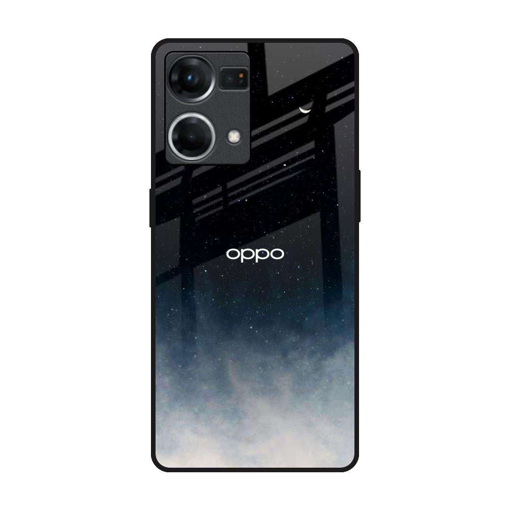 Aesthetic Sky Oppo F21s Pro Glass Back Cover Online
