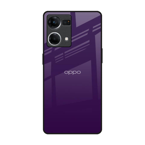 Dark Purple Oppo F21s Pro Glass Back Cover Online