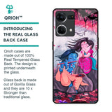 Radha Krishna Art Glass Case for Oppo F21s Pro