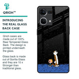 Night Sky Star Glass Case for Oppo F21s Pro