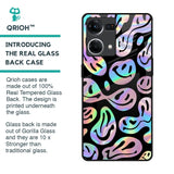 Acid Smile Glass Case for Oppo F21s Pro