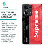 Supreme Ticket Glass Case for Oppo F21s Pro