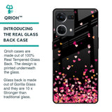 Heart Rain Fall Glass Case For Oppo F21s Pro