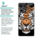 Angry Tiger Glass Case For Oppo F21s Pro