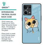 Adorable Cute Kitty Glass Case For Oppo F21s Pro