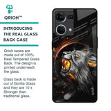 Aggressive Lion Glass Case for Oppo F21s Pro