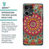Elegant Mandala Glass Case for Oppo F21s Pro