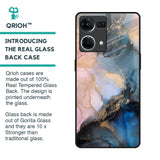 Marble Ink Abstract Glass Case for Oppo F21s Pro