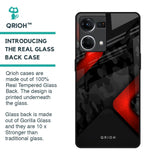 Modern Camo Abstract Glass Case for Oppo F21s Pro