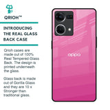 Pink Ribbon Caddy Glass Case for Oppo F21s Pro