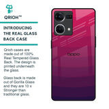 Wavy Pink Pattern Glass Case for Oppo F21s Pro