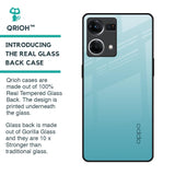 Arctic Blue Glass Case For Oppo F21s Pro