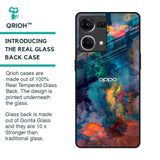 Colored Storm Glass Case for Oppo F21s Pro