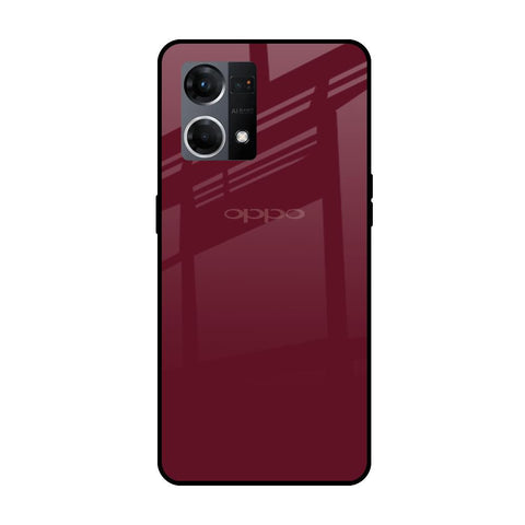 Classic Burgundy Oppo F21s Pro Glass Cases & Covers Online