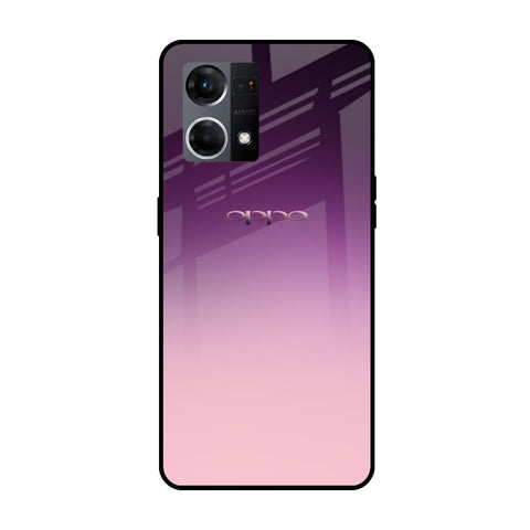 Purple Gradient Oppo F21s Pro Glass Cases & Covers Online