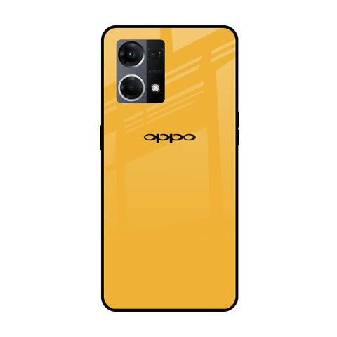 Fluorescent Yellow Oppo F21s Pro Glass Cases & Covers Online