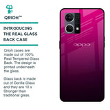 Purple Ombre Pattern Glass Case for Oppo F21s Pro